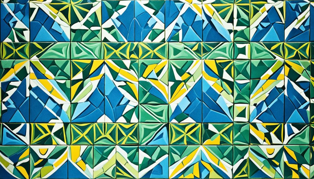 geometric patterned tiles