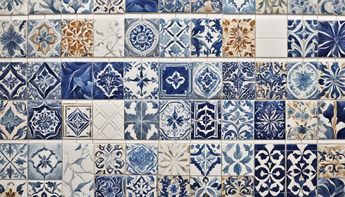 variety of tiles in Australian tile shops