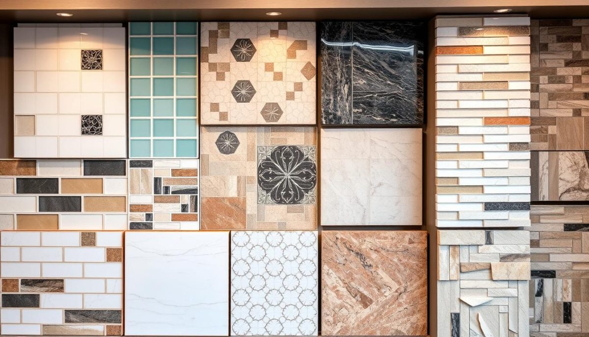 types of kitchen tiles